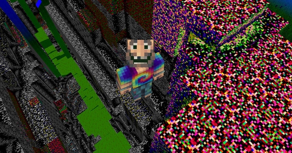 В Minecraft добавили набор психоделических текстур