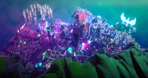 Фанаты Minecraft построили город в стиле Cyberpunk 2077. Игроки уже назвали его потрясающим