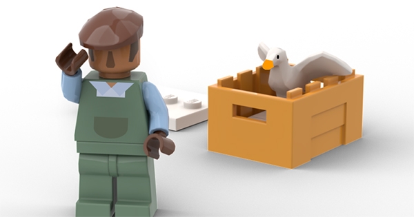 Сначала Untitled Goose Game стала мемом, а теперь превратилась в набор LEGO