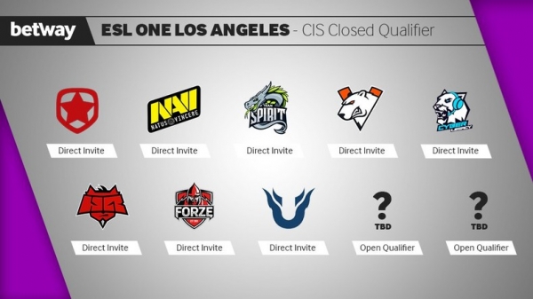 ESL One Los Angeles 2020. Список участников закрытых отборочных
