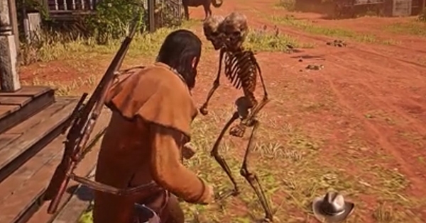 На игроков Red Dead Online нападают двухголовые скелеты. Хакеры контролируют их с воздушного шара