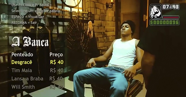 Бразильский барбершоп выпустил рекламу в стиле GTA: San Andreas