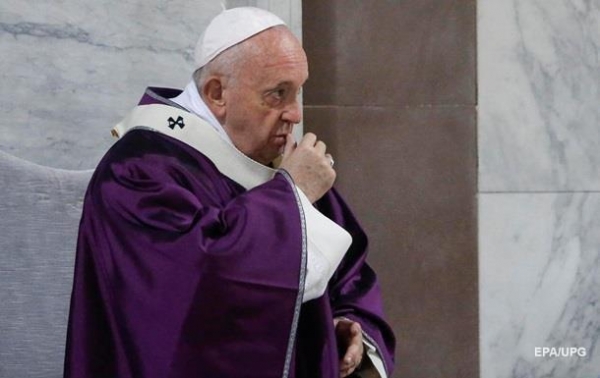 Папа Римский поддержал больных коронавирусом