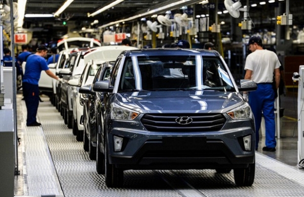 Завод Hyundai в России закрывается на неделю