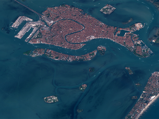 Космические снимки Венеции оставили печальное впечатление