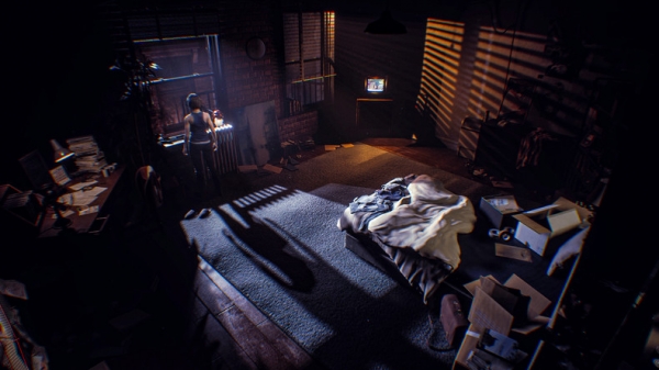 Как бы выглядел ремейк Resident Evil 3 с закрепленной камерой из оригинала?
