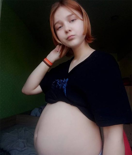 13 летняя беременная