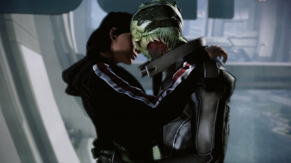 Сценарист Mass Effect 2 рассказал о причинах появления неуклюжей опции флирта с Тейном