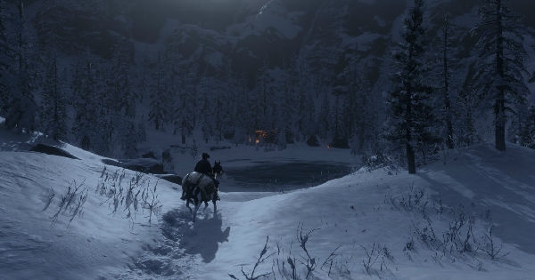 Игрок нашел способ заняться сноубордингом в Red Dead Redemption 2