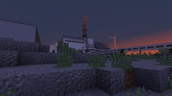 В Minecraft несколько лет строят Чернобыльскую зону отчуждения с помощью Google Maps