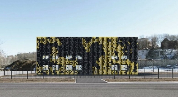 В Москве построят здание в стиле Minecraft. Это будет очистное сооружение