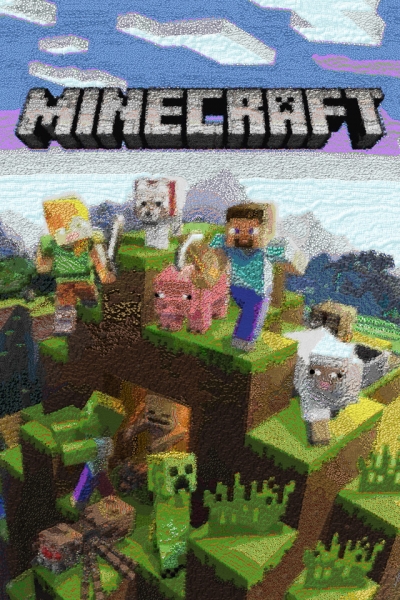 Эта обложка Minecraft лишь с виду симпатичная. Если увеличить изображение — это настоящий ужас
