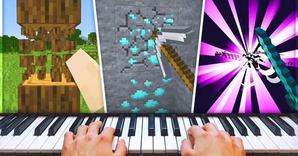 Блогер прошел Minecraft с помощью пианино. От какофонии умер бы даже настоящий дракон