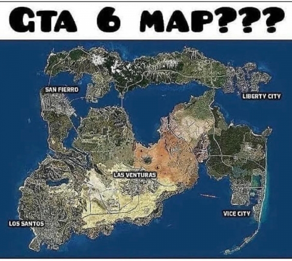 Игрок придумал идеальную карту для GTA 6 и привел в восторг фанатов