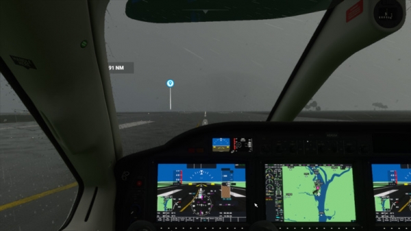 В Microsoft Flight Simulator устроили погоню за настоящим ураганом