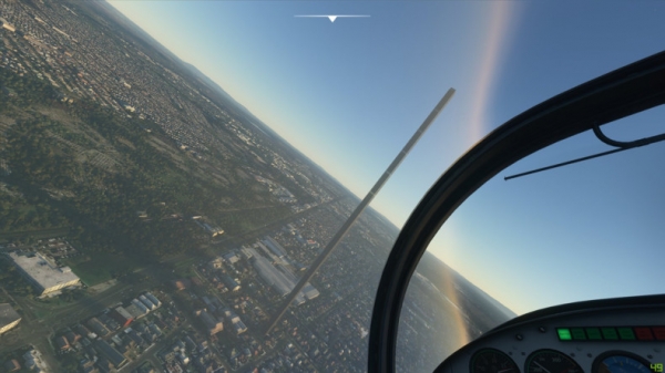 В Microsoft Flight Simulator нашли огромный небоскреб посреди деревни. Как он там оказался?