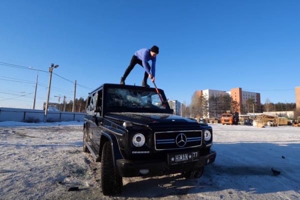 Андрей Ширгин - блогер разбил гелик