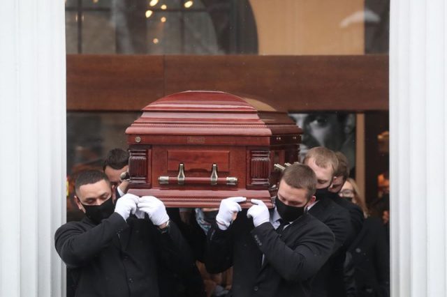 Похороны прощание Валентина Гафта
