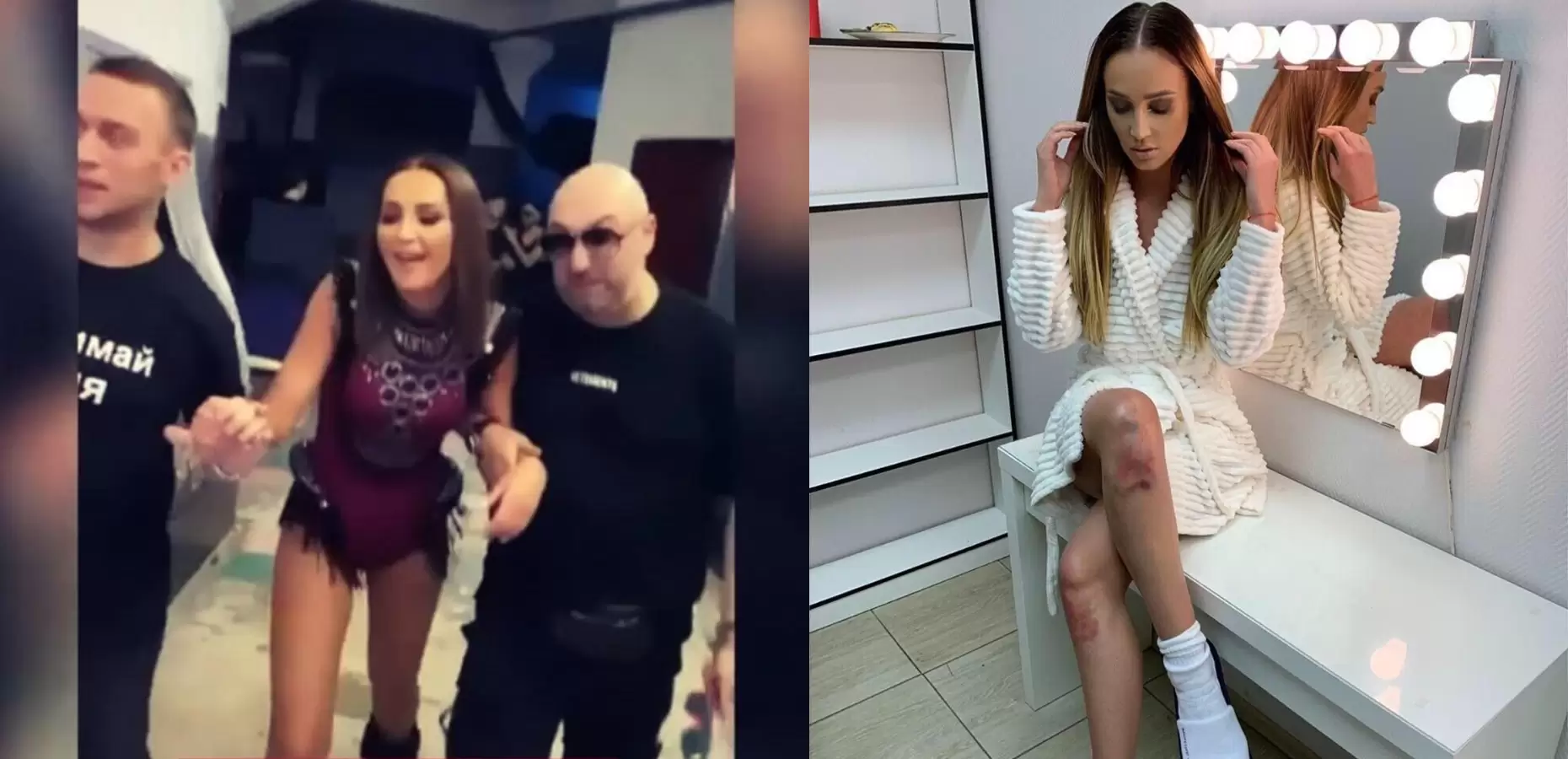 Ольга Бузова упала со сцены